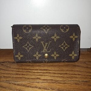 Louis Vuitton Monogram Porte Monnaie Tresor Wallet